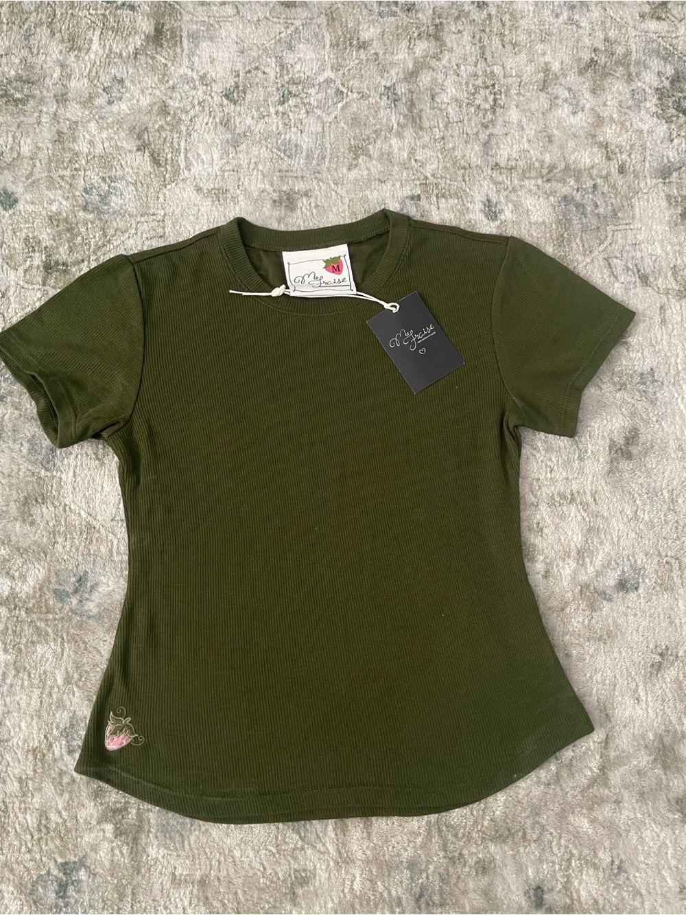 M. Fraise Ribbed T-shirt
